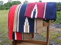 Click to enlarge - Cotton Navajo saddle blanket